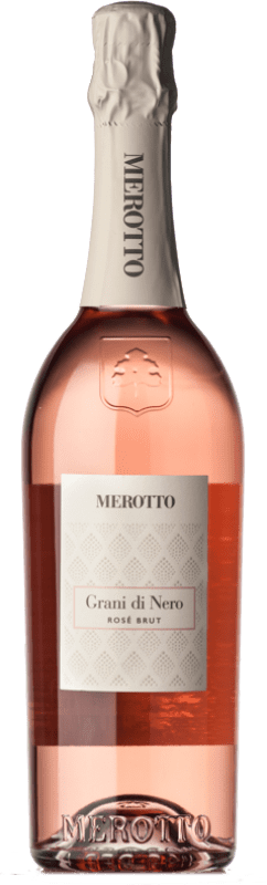 Envío gratis | Espumoso Rosado Merotto Grani di Nero Brut Rosé — Rosado I.G.T. Veneto Veneto Italia Pinot Negro 75 cl