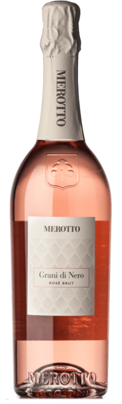 送料無料 | ロゼスパークリングワイン Merotto Grani di Nero Rosé Brut I.G.T. Veneto ベネト イタリア Pinot Black 75 cl