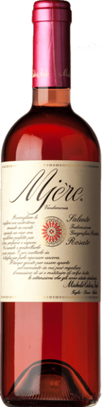 Kostenloser Versand | Rosé-Wein Michele Calò & Figli Mjère Rosato I.G.T. Salento Apulien Italien Schwarzer Malvasier, Negroamaro 75 cl