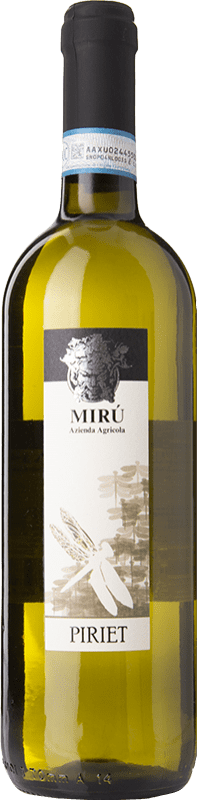 Envoi gratuit | Vin blanc Mirù Piriet D.O.C. Colline Novaresi  Piémont Italie Erbaluce 75 cl