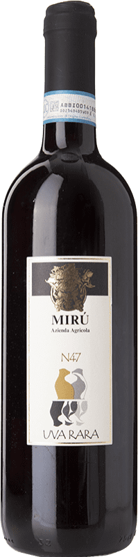 10,95 € Envío gratis | Vino Tinto Mirù Uva D.O.C. Colline Novaresi 