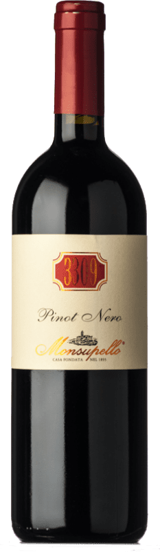 Free Shipping | Red wine Monsupello 3309 I.G.T. Provincia di Pavia Lombardia Italy Pinot Black 75 cl