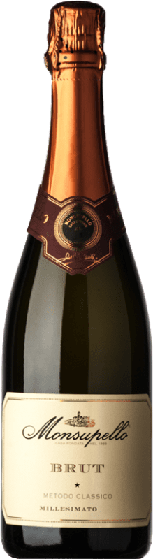 28,95 € | 白スパークリングワイン Monsupello Metodo Classico Millesimato Brut I.G.T. Lombardia ロンバルディア イタリア Pinot Black 75 cl