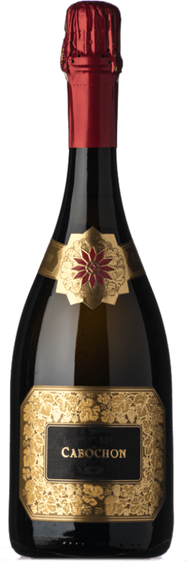 Бесплатная доставка | Белое игристое Monte Rossa Cabochon Fuoriserie Nº 021 брют D.O.C.G. Franciacorta Ломбардии Италия Pinot Black, Chardonnay 75 cl