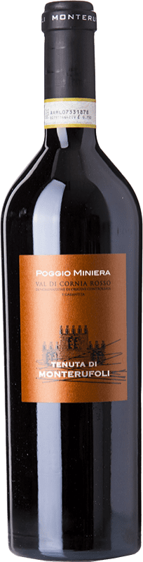 Бесплатная доставка | Красное вино Monterufoli Val di Cornia Poggio Miniera I.G.T. Toscana Тоскана Италия Sangiovese 75 cl