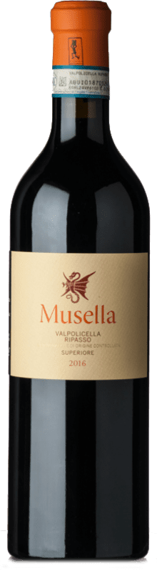 32,95 € | Красное вино Musella Superiore D.O.C. Valpolicella Ripasso Венето Италия Corvina, Rondinella, Barbera, Corvinone 75 cl