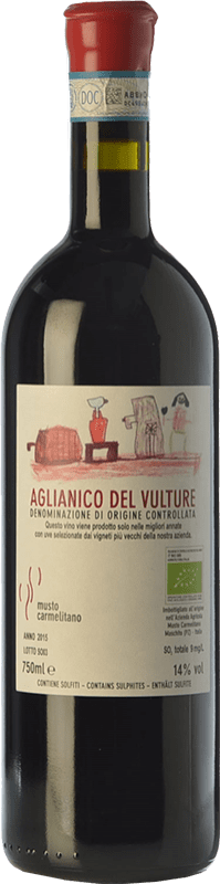 Бесплатная доставка | Красное вино Musto Carmelitano D.O.C. Aglianico del Vulture Базиликата Италия Aglianico 75 cl