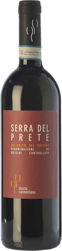 Free Shipping | Red wine Musto Carmelitano Serra del Prete D.O.C. Aglianico del Vulture Basilicata Italy Aglianico Organic 75 cl
