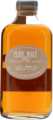 Free Shipping | Single Malt Whisky Nikka White, Pure Japan Medium Bottle 50 cl