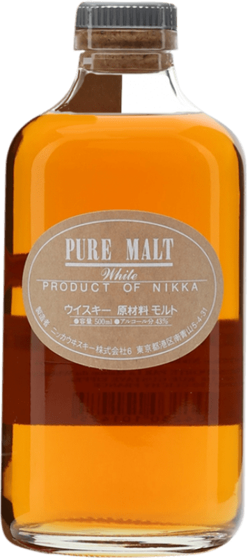 Envoi gratuit | Whisky Single Malt Nikka White — Blanc, Pure — Pur Japon Bouteille Medium 50 cl