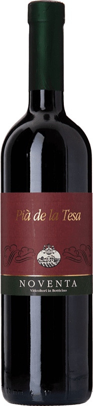 Free Shipping | Red wine Noventa Pià de la Tesa D.O.C. Botticino Lombardia Italy Sangiovese, Barbera, Marzemino, Schiava Gentile 75 cl