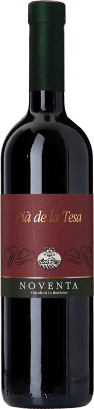 Kostenloser Versand | Rotwein Noventa Pià de la Tesa D.O.C. Botticino Lombardei Italien Sangiovese, Barbera, Marzemino, Schiava Gentile 75 cl