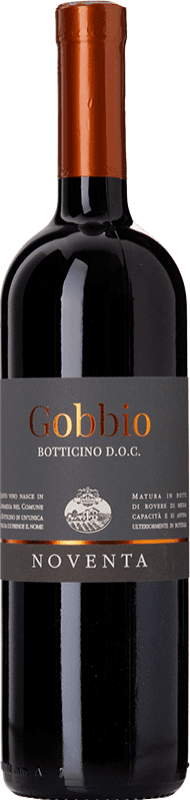 Бесплатная доставка | Красное вино Noventa Gobbio D.O.C. Botticino Ломбардии Италия Sangiovese, Barbera, Marzemino, Schiava Gentile 75 cl