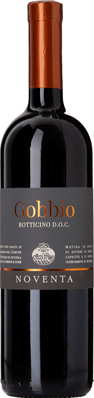 Free Shipping | Red wine Noventa Gobbio D.O.C. Botticino Lombardia Italy Sangiovese, Barbera, Marzemino, Schiava Gentile 75 cl
