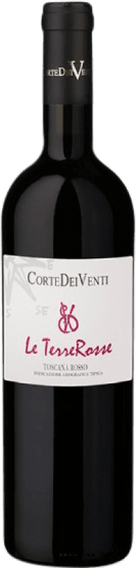 送料無料 | 赤ワイン Corte dei Venti Le TerreRosse I.G.T. Toscana トスカーナ イタリア Merlot, Syrah, Sangiovese 75 cl