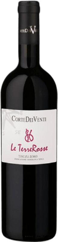 Бесплатная доставка | Красное вино Corte dei Venti Le TerreRosse I.G.T. Toscana Тоскана Италия Merlot — Мерло, Syrah — Сира, Sangiovese — Санджовезе 75 cl