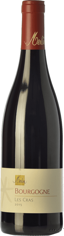 Envío gratis | Vino tinto Olivier Merlin Rouge Les Cras Crianza A.O.C. Bourgogne Borgoña Francia Pinot Negro 75 cl