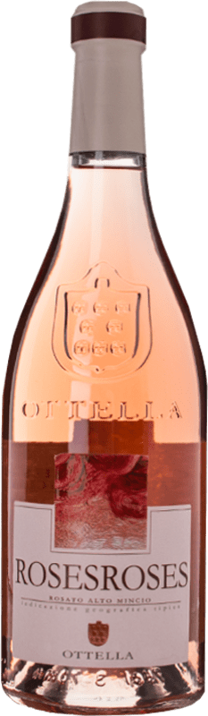 Kostenloser Versand | Rosé-Wein Ottella Roses Roses Jung I.G.T. Alto Mincio Trentino-Südtirol Italien Corvina, Rondinella, Lagrein 75 cl