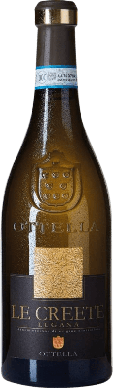 Бесплатная доставка | Белое вино Ottella Le Creete D.O.C. Lugana Венето Италия Trebbiano di Lugana 75 cl