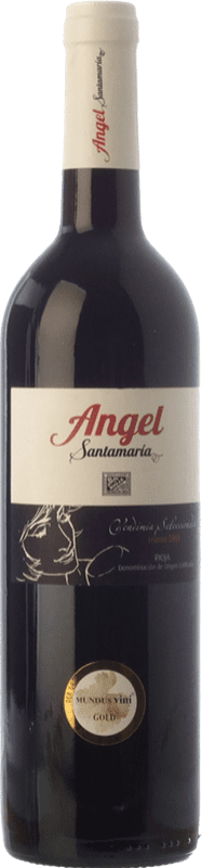 Бесплатная доставка | Красное вино Pagos de Leza Angel Santamaría V.S. старения D.O.Ca. Rioja Ла-Риоха Испания Tempranillo 75 cl