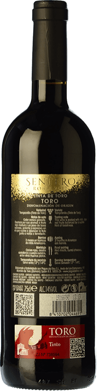 8,95 € | Red wine Pagos del Rey Sentero Roble D.O. Toro Castilla y León Spain Tempranillo Bottle 75 cl