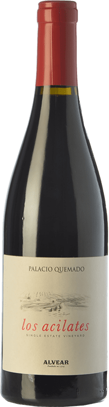 19,95 € | Red wine Palacio Quemado Acilates Crianza D.O. Ribera del Guadiana Spain Tempranillo, Syrah, Cabernet Sauvignon Bottle 75 cl