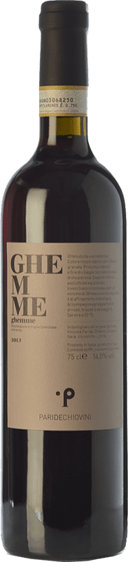 Бесплатная доставка | Красное вино Paride Chiovini D.O.C.G. Ghemme Пьемонте Италия Nebbiolo — Неббиоло, Vespolina — Весполина, Rara — Рара 75 cl