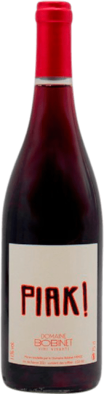 Free Shipping | Red wine Bobinet Piak! Rouge Loire France Grolleau 75 cl