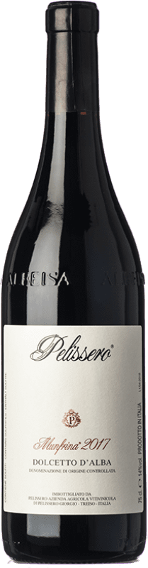 9,95 € | Red wine Pelissero Munfrina D.O.C.G. Dolcetto d'Alba Piemonte Italy Dolcetto 75 cl