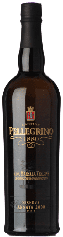 23,95 € | 强化酒 Cantine Pellegrino Vergine 预订 D.O.C. Marsala 西西里岛 意大利 Insolia, Catarratto, Grillo 75 cl