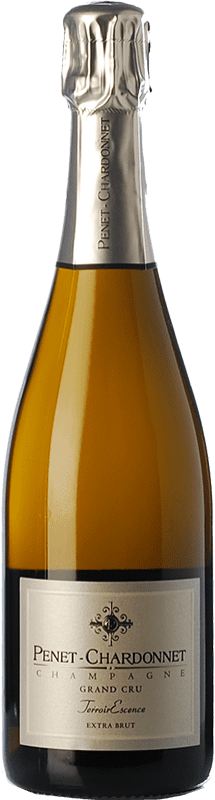 Envoi gratuit | Blanc mousseux Penet-Chardonnet Grand Cru Terroir Essence Extra- Brut A.O.C. Champagne Champagne France Pinot Noir, Chardonnay 75 cl