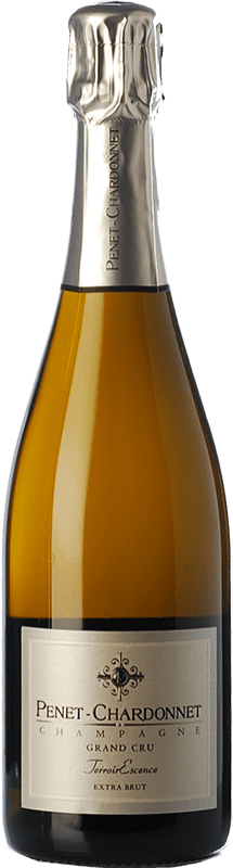 免费送货 | 白起泡酒 Penet-Chardonnet Terroir Essence Extra Brut — 特干型起泡酒 Grand Cru A.O.C. Champagne 香槟酒 法国 Pinot Noir — 黑皮诺, Chardonnay — 莎当妮 75 cl