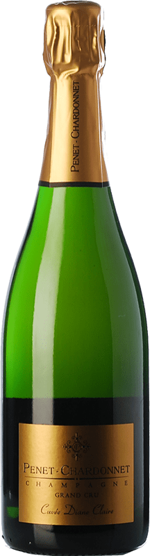 Envoi gratuit | Vin Mousseux Blanc Penet-Chardonnet Diane Claire Extra Brut Grand Cru Grande Réserve A.O.C. Champagne Champagne France Pinot Noir, Chardonnay 75 cl