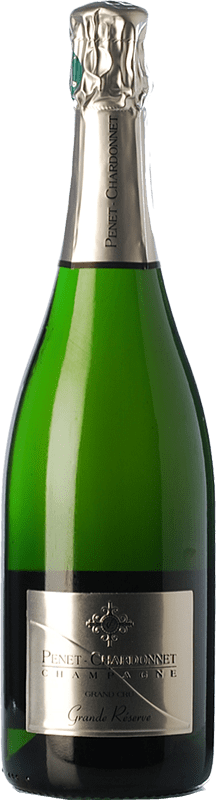 Envoi gratuit | Vin Mousseux Blanc Penet-Chardonnet Extra Brut Grand Cru, Cuvée, Prestige Grande Réserve A.O.C. Champagne Champagne France Pinot Noir, Chardonnay 75 cl