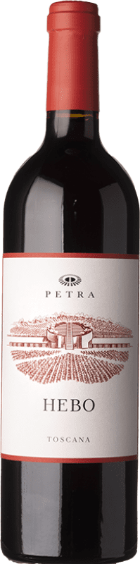 Бесплатная доставка | Красное вино Petra Hebo I.G.T. Toscana Тоскана Италия Merlot, Cabernet Sauvignon, Sangiovese 75 cl