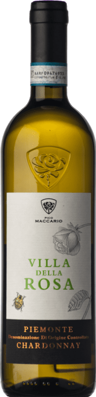 10,95 € | Белое вино Pico Maccario Villa della Rosa D.O.C. Piedmont Пьемонте Италия Chardonnay — Шардоне 75 cl
