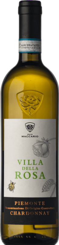 9,95 € Spedizione Gratuita | Vino bianco Pico Maccario Villa della Rosa D.O.C. Piedmont