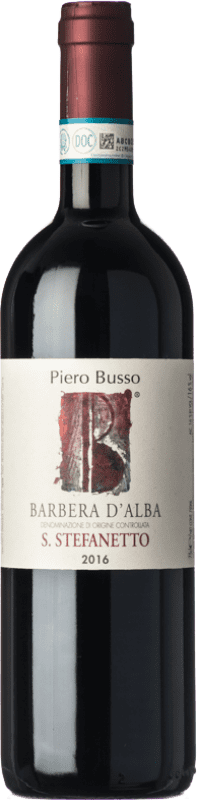 33,95 € | Красное вино Piero Busso San Stefanetto D.O.C. Barbera d'Alba Пьемонте Италия Barbera — Барбера 75 cl