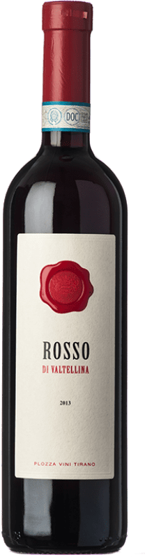 Free Shipping | Red wine Plozza D.O.C. Valtellina Rosso Lombardia Italy Nebbiolo 75 cl