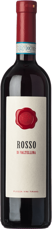 Free Shipping | Red wine Plozza D.O.C. Valtellina Rosso Lombardia Italy Nebbiolo 75 cl