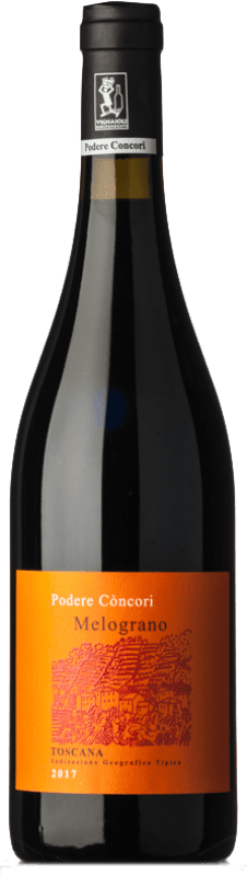 Free Shipping | Red wine Concori Melograno I.G.T. Toscana Tuscany Italy Syrah 75 cl