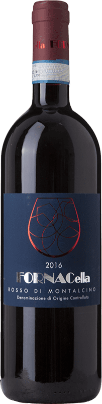 19,95 € | Vino tinto Fornacella D.O.C. Rosso di Montalcino Toscana Italia Sangiovese Ecológico 75 cl