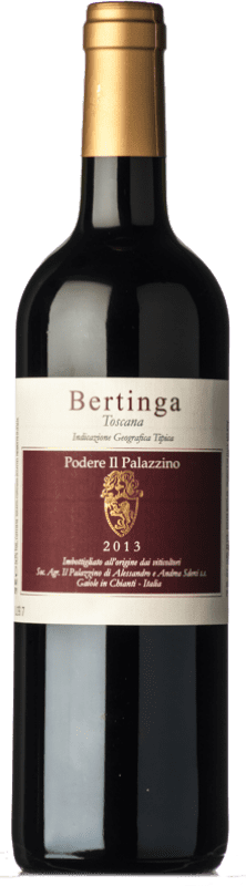 Бесплатная доставка | Красное вино Il Palazzino Bertinga I.G.T. Toscana Тоскана Италия Cabernet Sauvignon — Каберне Совиньон, Petit Verdot 75 cl