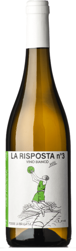 Бесплатная доставка | Красное вино La Brigata La Risposta Nº 3 Bianco D.O.C. Abruzzo Абруцци Италия Bacca White 75 cl