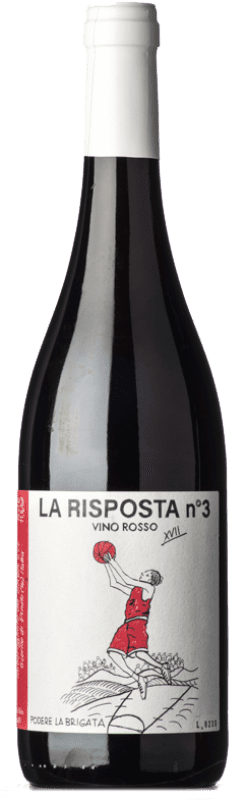 12,95 € Kostenloser Versand | Rotwein La Brigata La Risposta Nº 3 Rosso D.O.C. Abruzzo