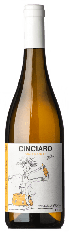 Бесплатная доставка | Белое вино La Brigata Cinciaro Bianco D.O.C. Abruzzo Абруцци Италия Bacca White 75 cl