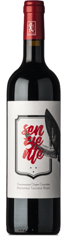 18,95 € | Красное вино Ranieri Senziente D.O.C. Maremma Toscana Тоскана Италия Merlot, Cabernet Sauvignon, Sangiovese 75 cl