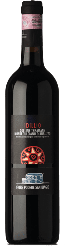 Бесплатная доставка | Красное вино San Biagio Idillio D.O.C.G. Montepulciano d'Abruzzo Colline Teramane Абруцци Италия Montepulciano 75 cl