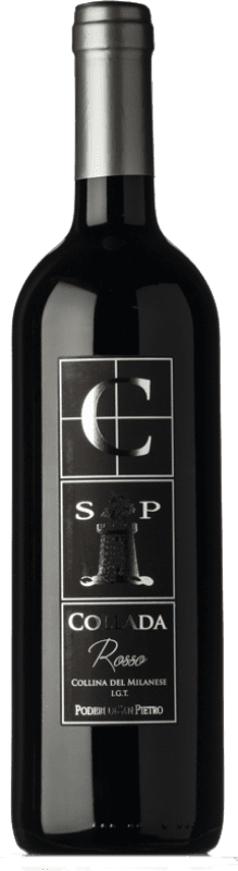 Бесплатная доставка | Красное вино San Pietro Collada I.G.T. Collina del Milanese Ломбардии Италия Merlot, Croatina 75 cl