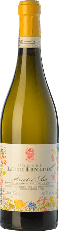 Бесплатная доставка | Сладкое вино Einaudi D.O.C.G. Moscato d'Asti Пьемонте Италия Muscat White 75 cl